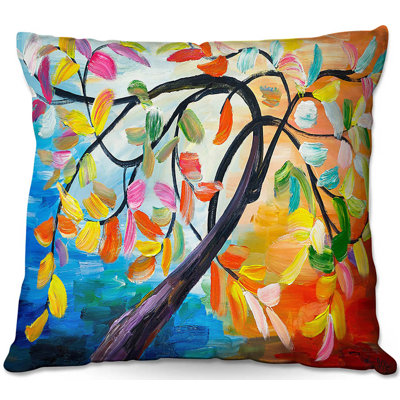  Couch Color Tree IV Throw Pillow