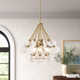 Logan 3 Light Metal Dimmable Sphere Chandelier