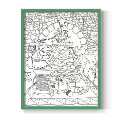 Creatures Stirring Framed Print - Solid Wood