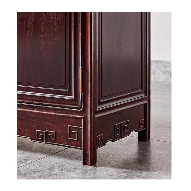New Chinese Style Minimalist Creative Bookcase, 77.9" H x 77.2" W x 14.9" D