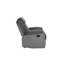 Fauteuil inclinable oscillant en velours côtelé Lesley