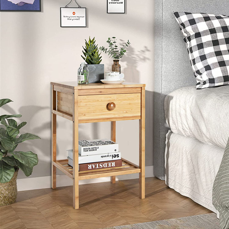 Gungnir 40cm W Bedside Table