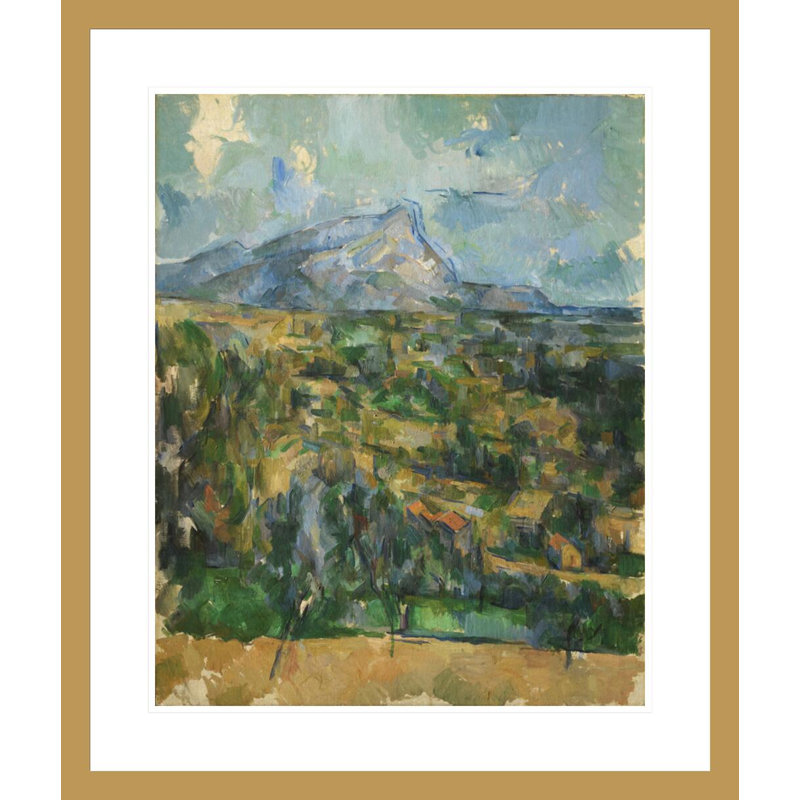 Mont Sainte-Victoire par Paul Cézanne, H 27,75 po x l 23,5 po