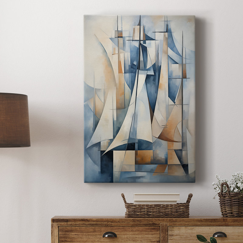 NAUTICAL Series CDXXIV -Custom Wrapped Gallery Cavas, 18" H x 12" W