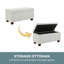 Banc de rangement avec repose-pieds Kinnard-772175730