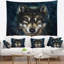 Sourire tapisserie de loup Animal-28484703