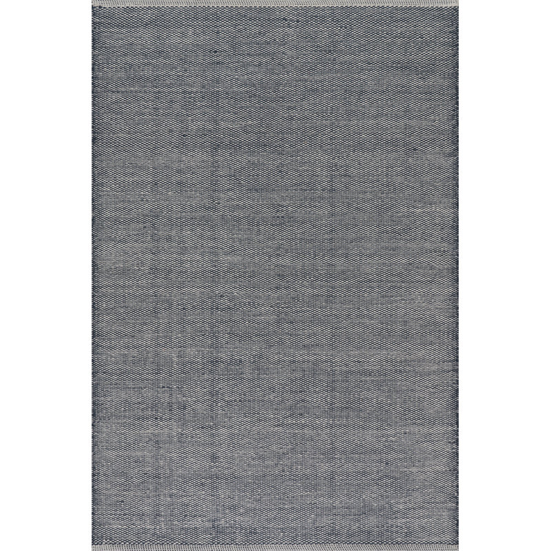 Pebble Handwoven Performance Rug, Blue, Rectangle 5' x 8'
