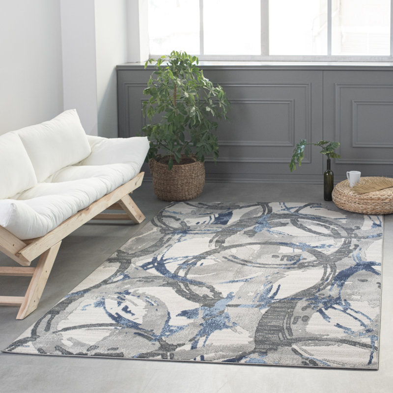Geometric Indoor Rug, Rectangle 7'6" x 10'6"