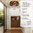 20 Inch DC Motor Flush Mount Ceiling Fan,7 Blade Caged Ceiling Fan with Light,  E26 Socket Wooden Bladeless Ceiling Fan, Remote Control Reversible Ceiling Fan for Bedroom, Living Room, Kitchen