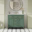 Ensemble de meuble-lavabo sur pied moderne 36 po avec lavabo en céramique, 4 tiroirs et 2 armoires