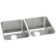 Lustertone 35.75" L x 18.5" W Double Basin Undermount Kitchen Sink