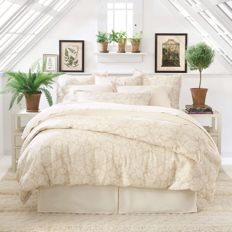 Petite Trellis Matelasse Coverlet, Ivory, Queen Coverlet