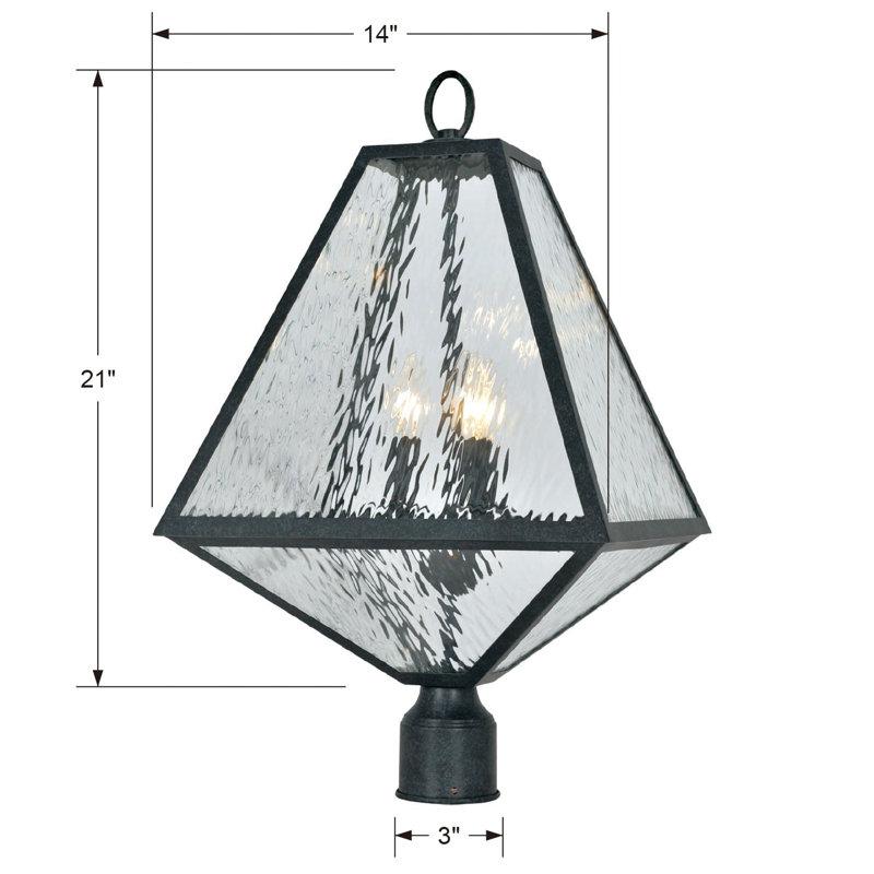 Maribel 1-Light Lantern Head, 15.5'' H x 8'' W