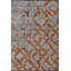 Rapture Orange/Gray Abstract Luxury Area Rug-68867371