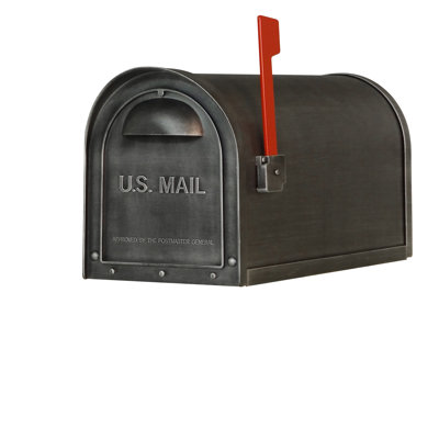 Baldwin Aluminum Post Mounted Post Box