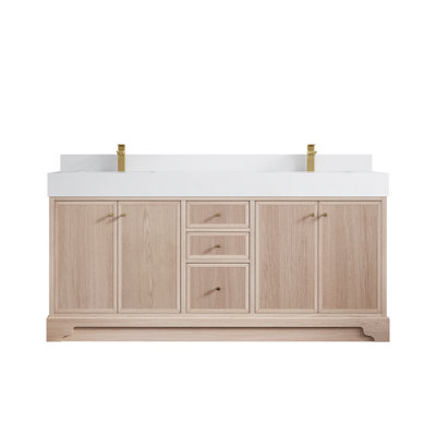 Ensemble de meuble-lavabo double 72 "