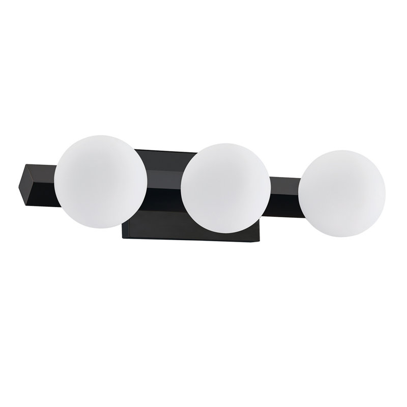 Éclairage pour meuble-lavabo 3 lumières Casares, Noir