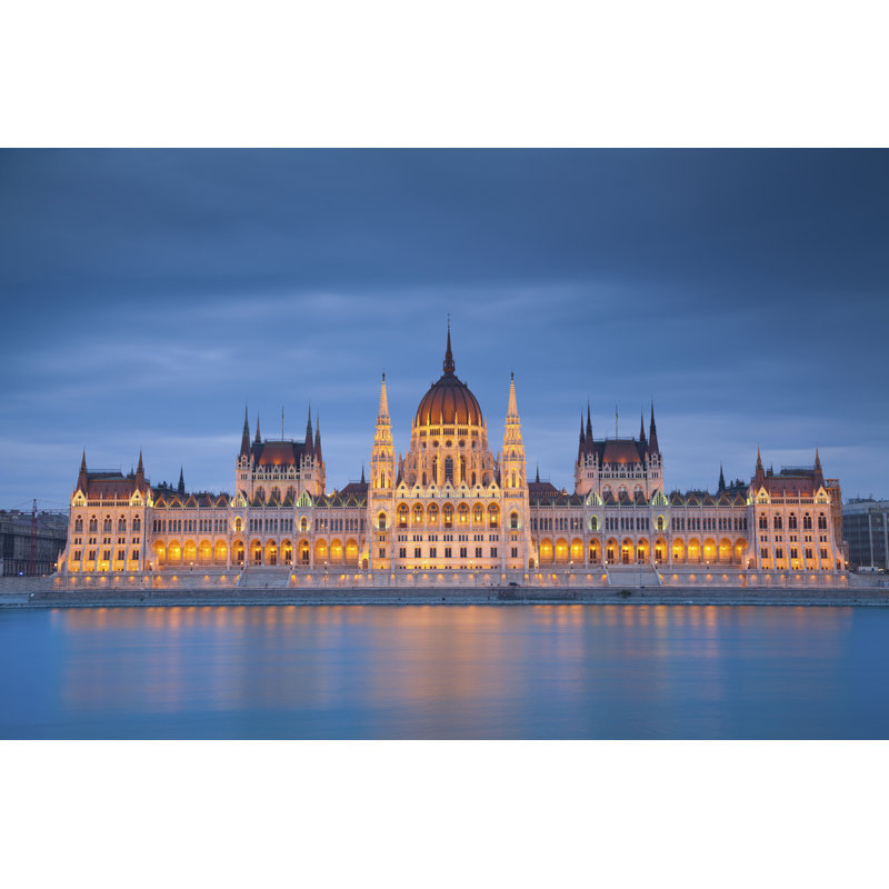 Budapest by RudyBalasko - Wrapped Canvas Print, 81cm H x 122cm W x 3.8cm D