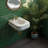 16.5-inch Fireclay Wallmount Console Bath Sink