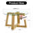 Practical Circular Coffee Tables. Made Of Transparent Tempered Glass Tabletop  Wood Colored Mdf Material. Suitable For Living Rooms  Bedrooms.31.5"*31.5"*17.7".W1151P146796 Only The Table, No Chairs.