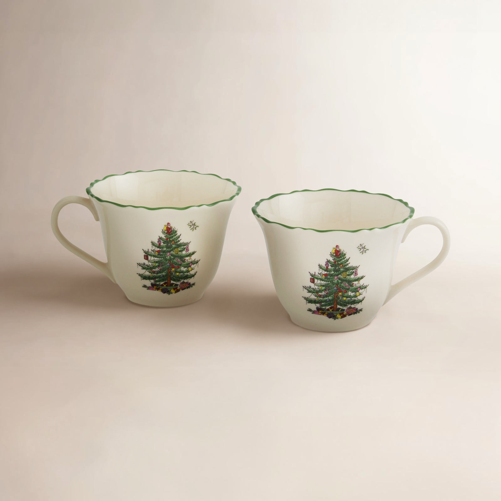 Christmas Tree Porcelain Punch Cup