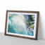 Birds Eye View of Boats in Abstract - Picture Frame Graphic Art Print-55685933-55685934
