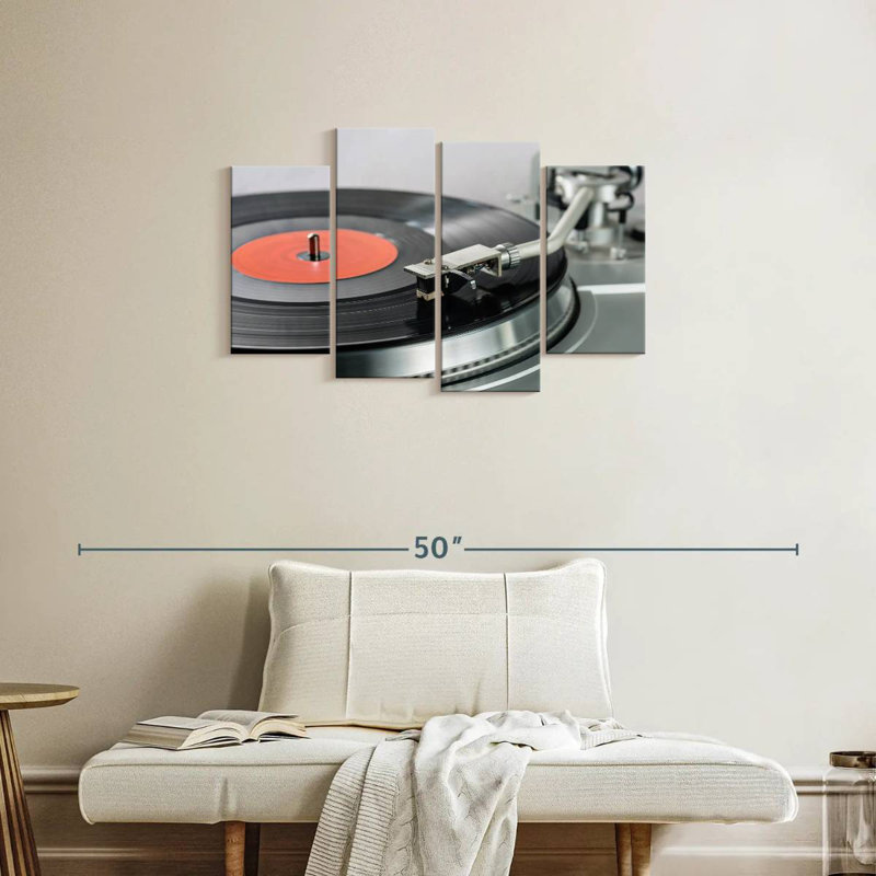 Abarca Vinyl Record Player, 22" H x 36" W
