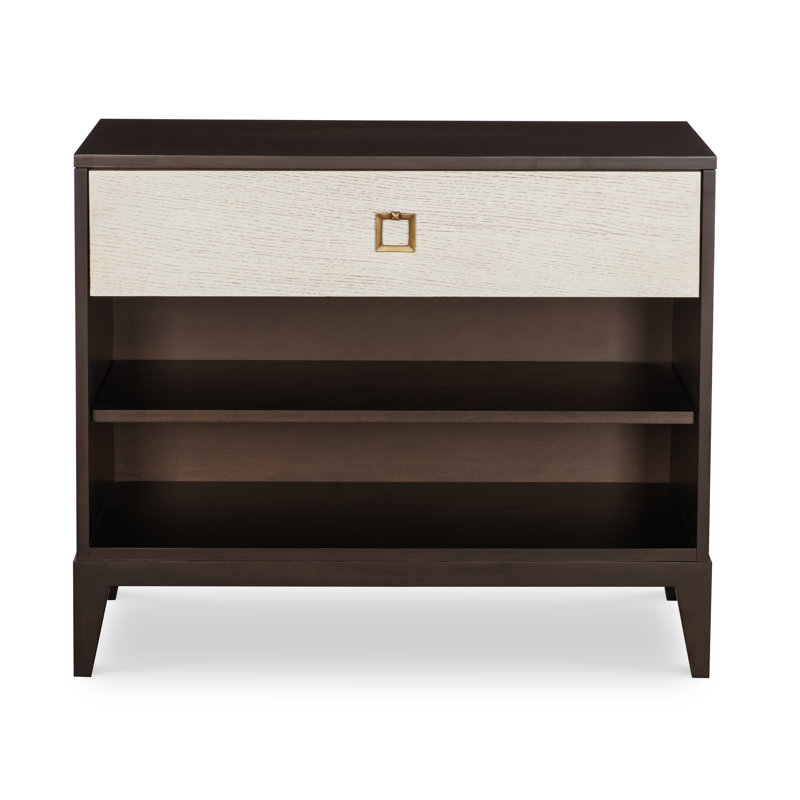 Details Case 1 - Drawer Solid Wood Nightstand
