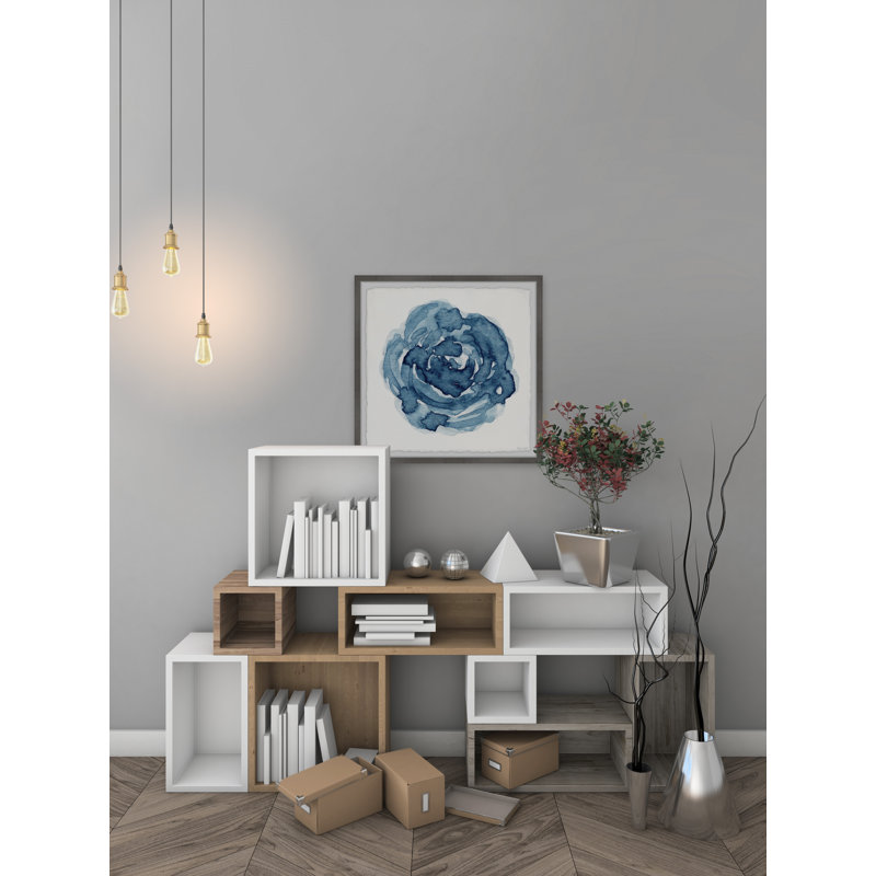 Spiral Maze - Single Picture Frame Painting, 30cm H x 30cm W x 3.81cm D
