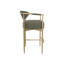 HELOISE Upholstered Stool with Metal Frame-678855855