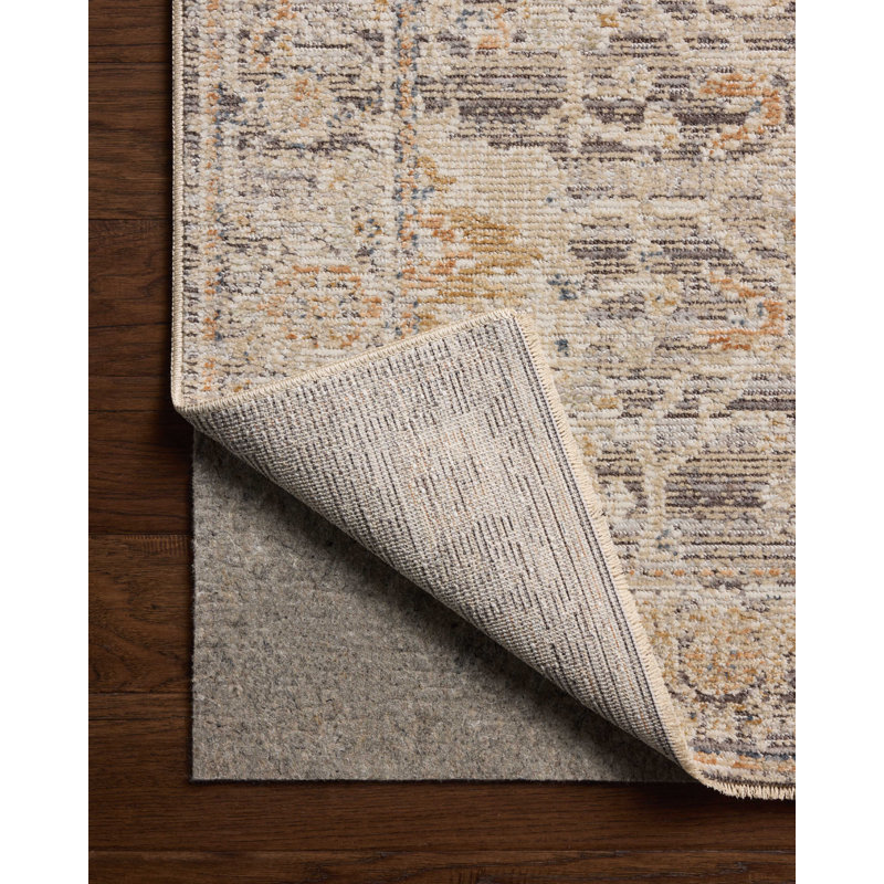 Loloi Forlini Charcoal / Apricot Area Rug, Rectangle 2' x 3'