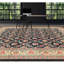 Hand Knotted Wool Oriental Area Rug in Navy And Ivory