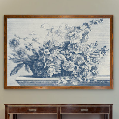 "panier bleu marine de fleurs ii" par paul cezanne-image image, reproduction d’art sur toile