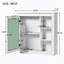 Armoire de rangement murale avec rangement
