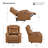 Winslow 37.2'' W Manufactured Wood Recliner-2056517304