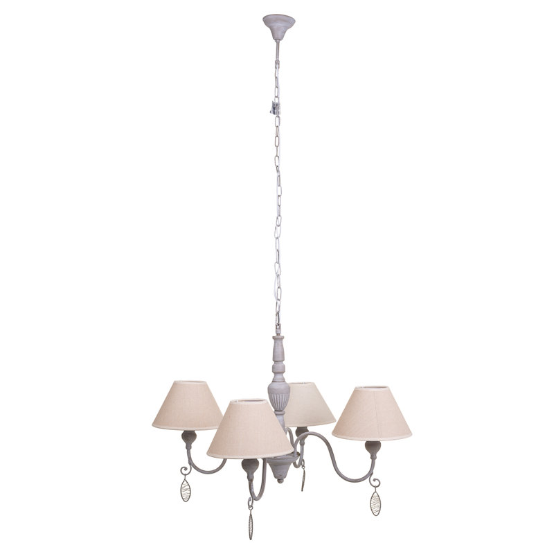Glascock 4 - Light Kitchen Island Pendant, White