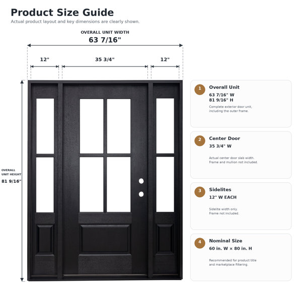 Dimensions du produit