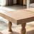 Wood coffee table