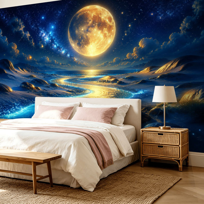 Adhésif mural amovible Peel and Stick, 68.88" L x 96" W