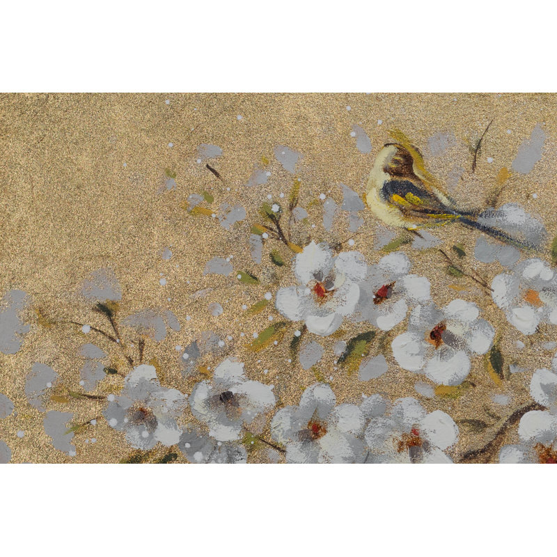 Hand -painted Luminous Summer Acrylic Painting