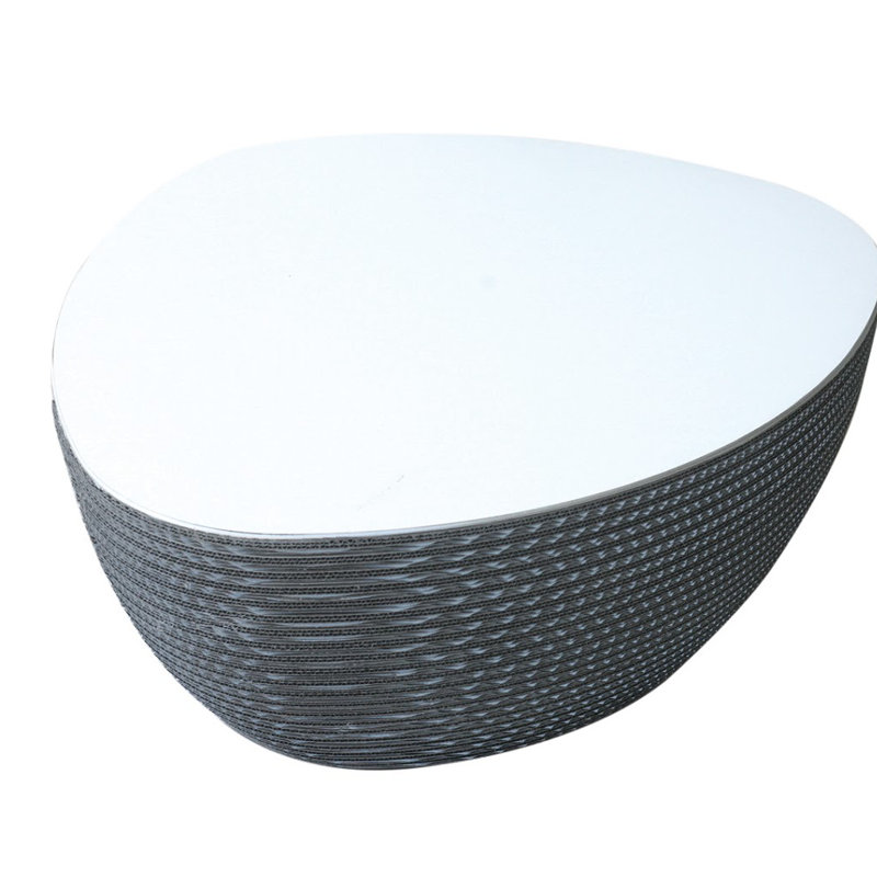 Table basse hesse, Gris