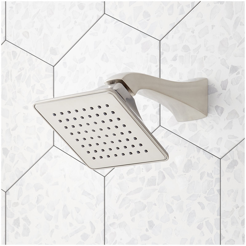 Vilamonte Pressure Balance Shower System with Hand Shower - Brushed Nickel, Brushed Nickel