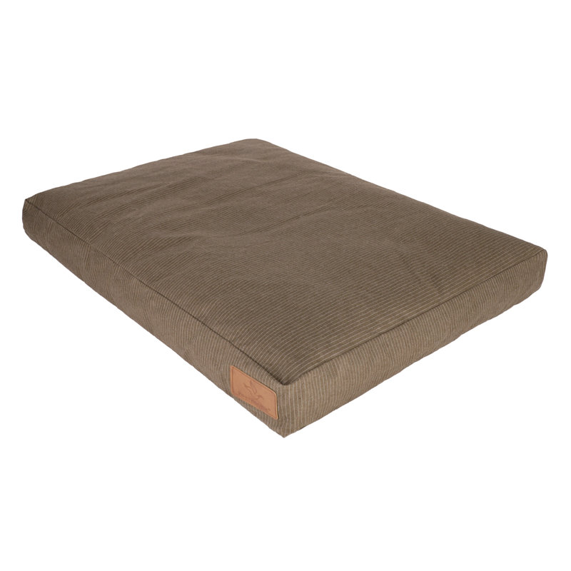 Coussin Ameeliah, Brun clair, Très grand (l 40 po x P 28 po x H 4 po)