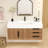 Jessica 48'' Wall-Mounted Single Bathroom Vanity-770587525