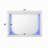 Tarian Pearl White Finish Mirror W/Led