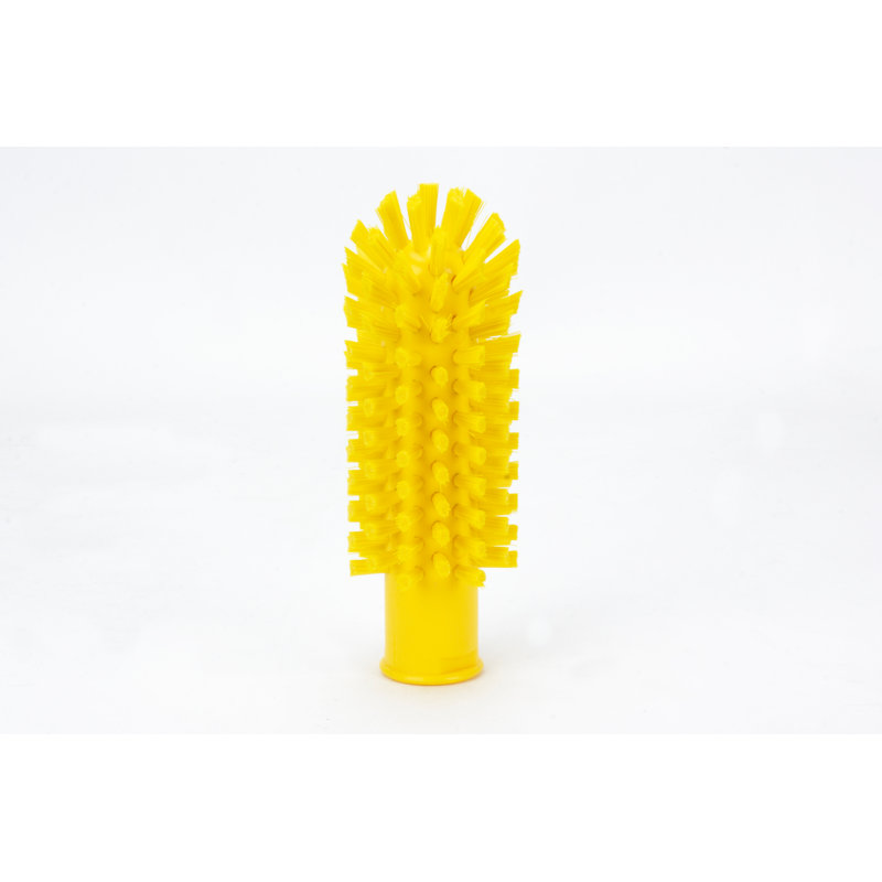 Brosses de nettoyage de valve, H 5,70 po x L 5,70 po x l 2 po, Jaune