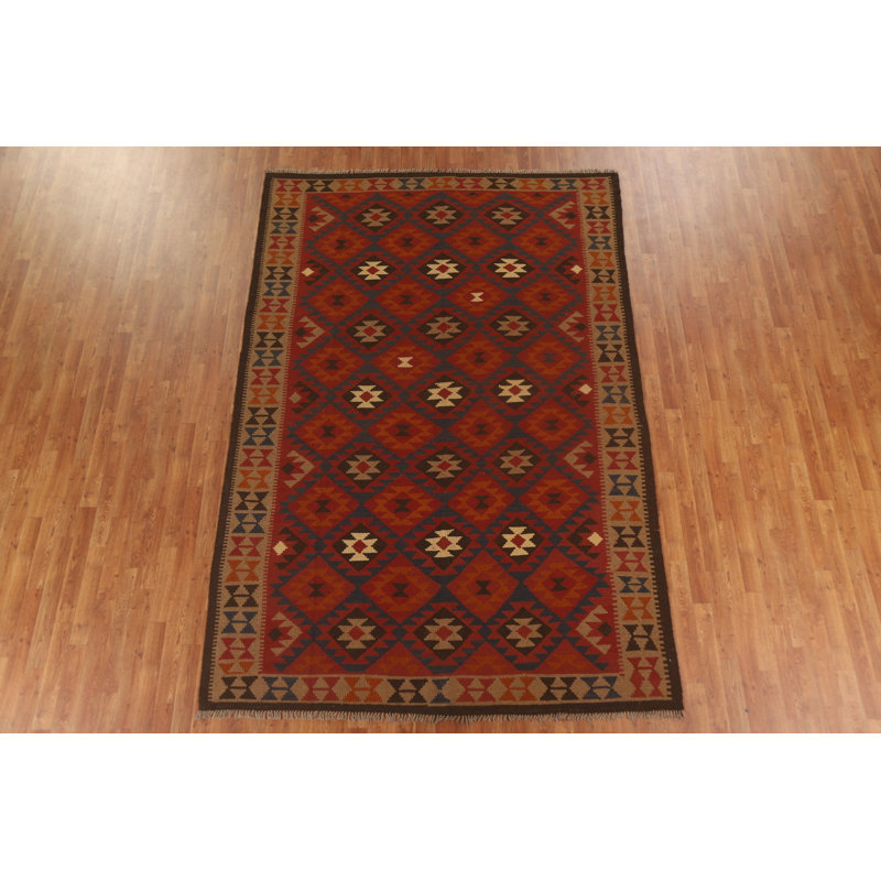 Tapis oriental multicolore Kilim 7 x 10