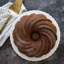 Nordic Ware 10-Cup Swirl fluted cake pan Pan, Gold