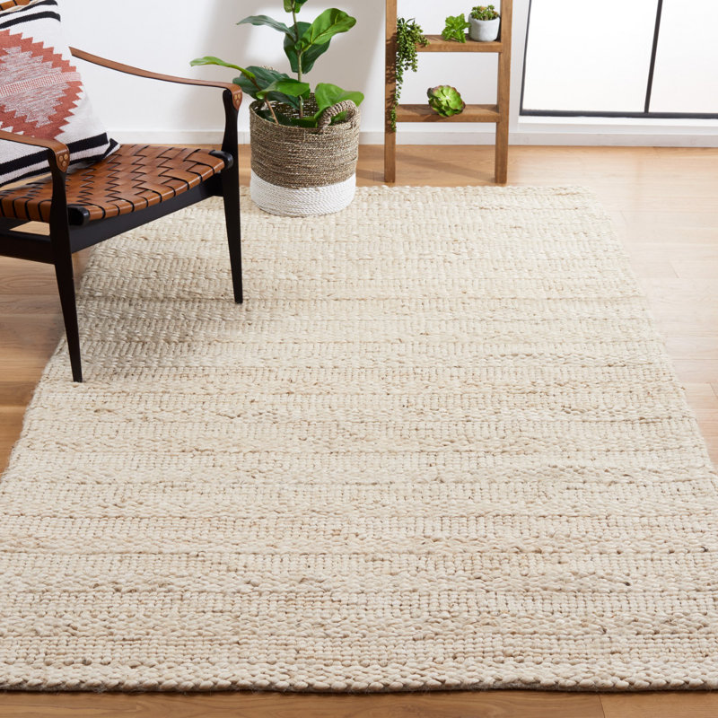 Eco-Smart Hand-Woven Bleach Area Rug, Rectangle 6' x 9'
