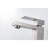 Waterfall Spout Bathroom Tap, Single Handle Stainless Steel Faucet In Brushed Nickel, Excellent Quality For Durability, To Corrosion And Fingerprints, Quiet Splash- Water Discharge Efficacy Vanity-121627708